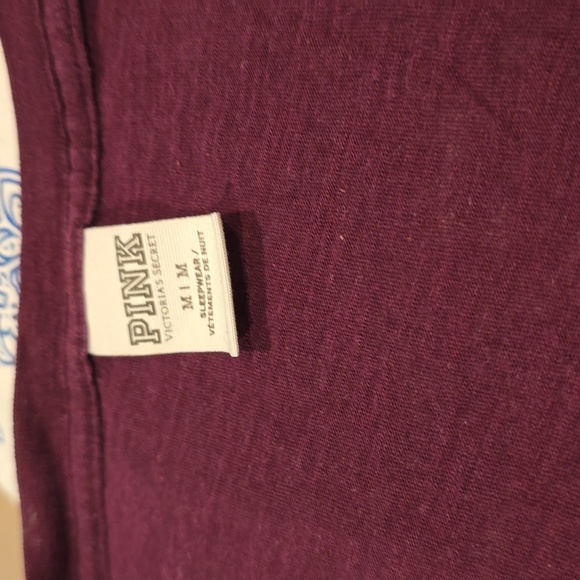 PINK Victoria's Secret Purple Short Sleeve Tee - Picture 2 of 2